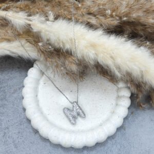 ΑΤΣΑΛΙΝΑ ΑΣΗΜΙ ΜΟΝΟΓΡΑΜΜΑΤΑ BUBBLE STRAS - Image 6