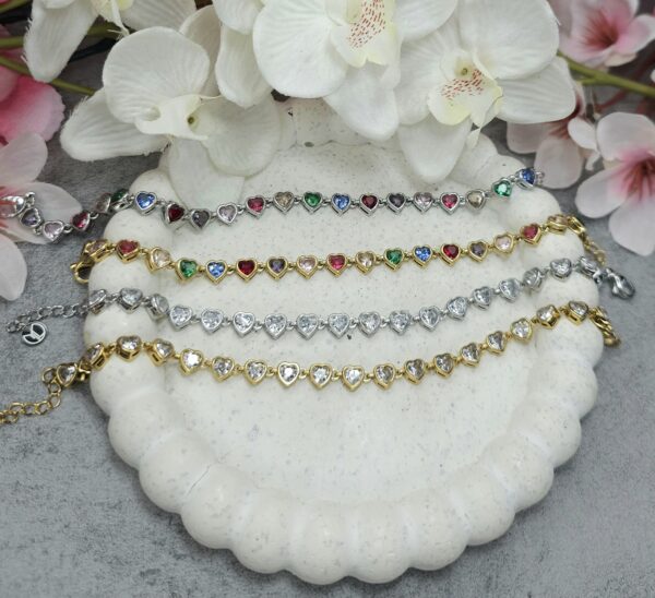 HEART ZIRCON BRACELET
