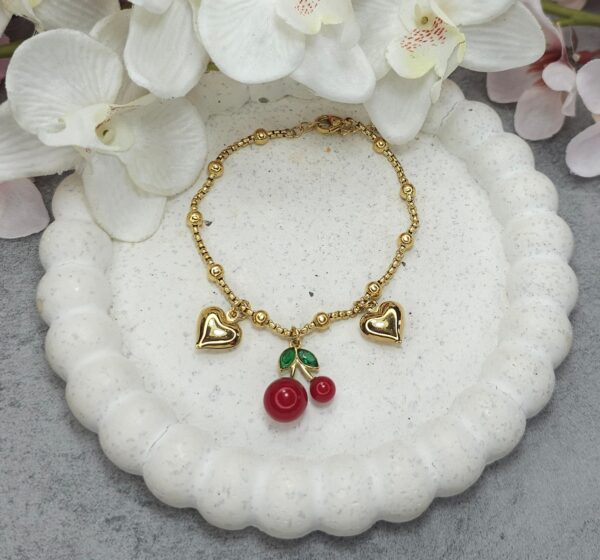 BIG CHERRY BRACELET