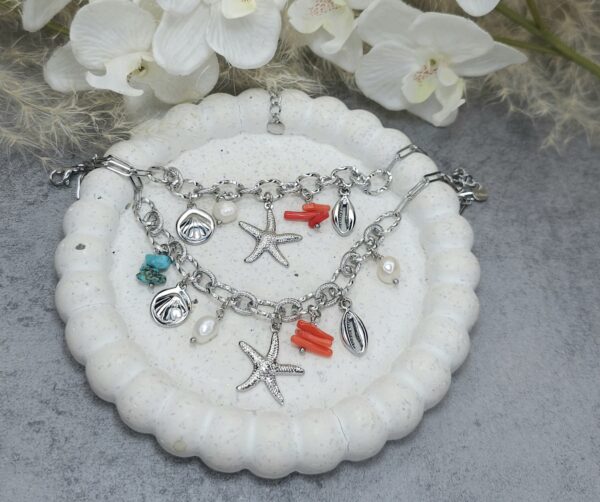 SILVER STARFISH SET