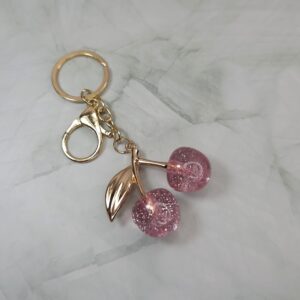 CHERRY KEYCHAIN PINK MEDIUM