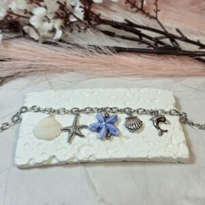 LIGHT BLUE STARFISH BRACELET