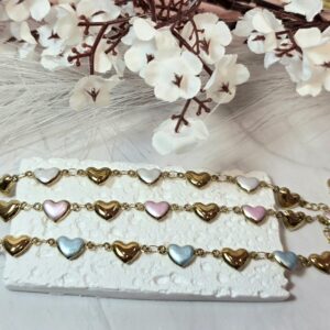 COLOURFULL HEART BRACELET
