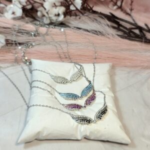 COLOURFULL ANGEL WINGS NECKLACE