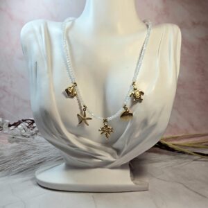 WHITE CRYSTAL NECKLACE