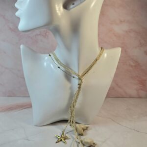 GOLD SEASHELL NECKLACE