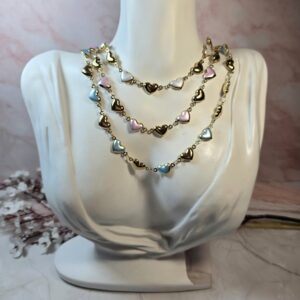 COLOURFULL HEART NECKLACE